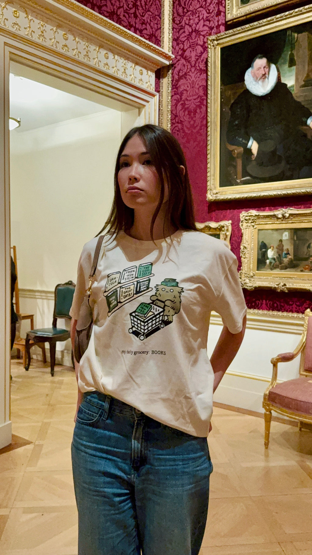 Book Shopping Unisex Tee
