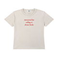 Introverted Tee (Light Apricot)