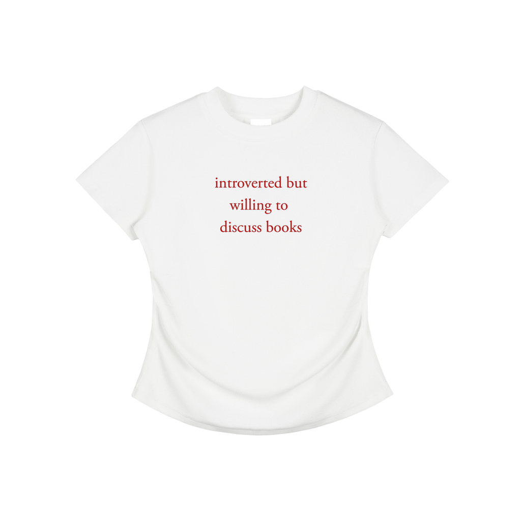 Introverted But Willing To Discuss Books Bodycon Tee