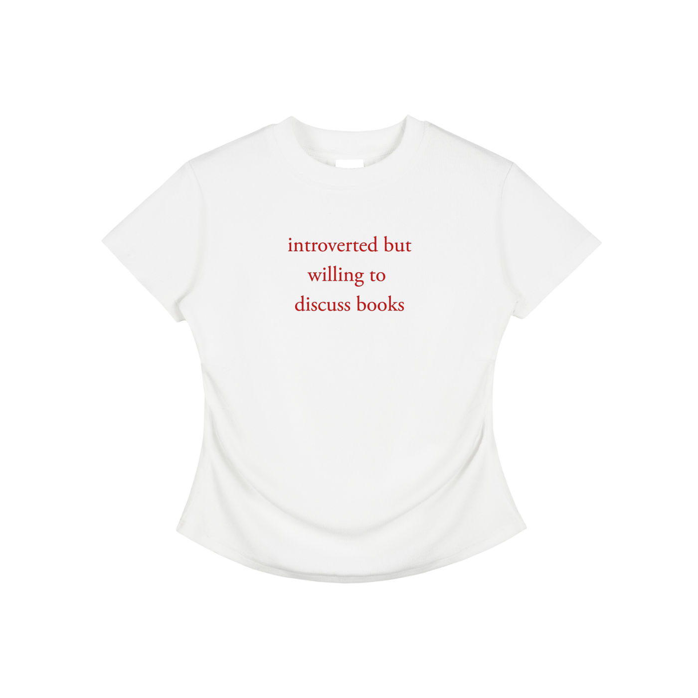 Introverted But Willing To Discuss Books Bodycon Tee