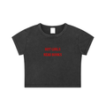 Hot Girls Read Books Crop Top