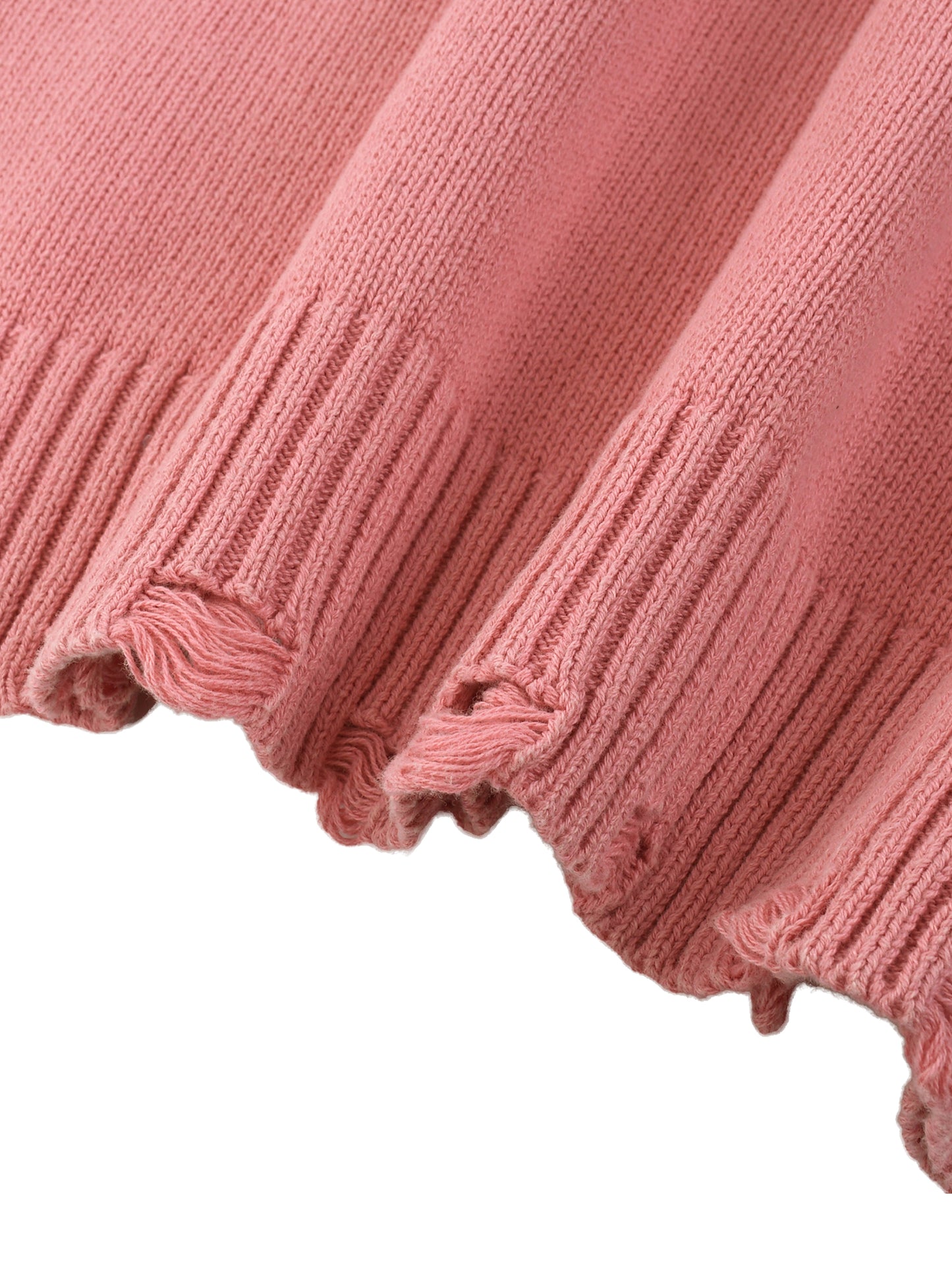 Reality Can Wait Hand-Frayed Sweater