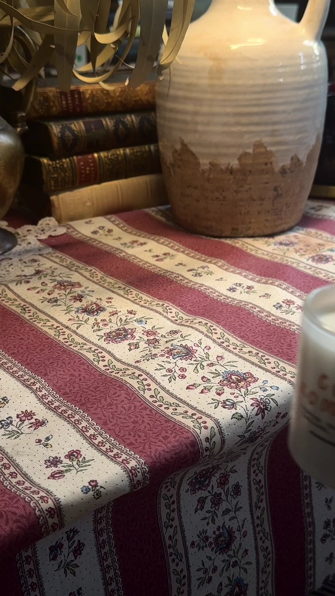 cozy romance candle in bed
