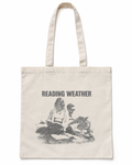 reading weather tote bag from hanabi club