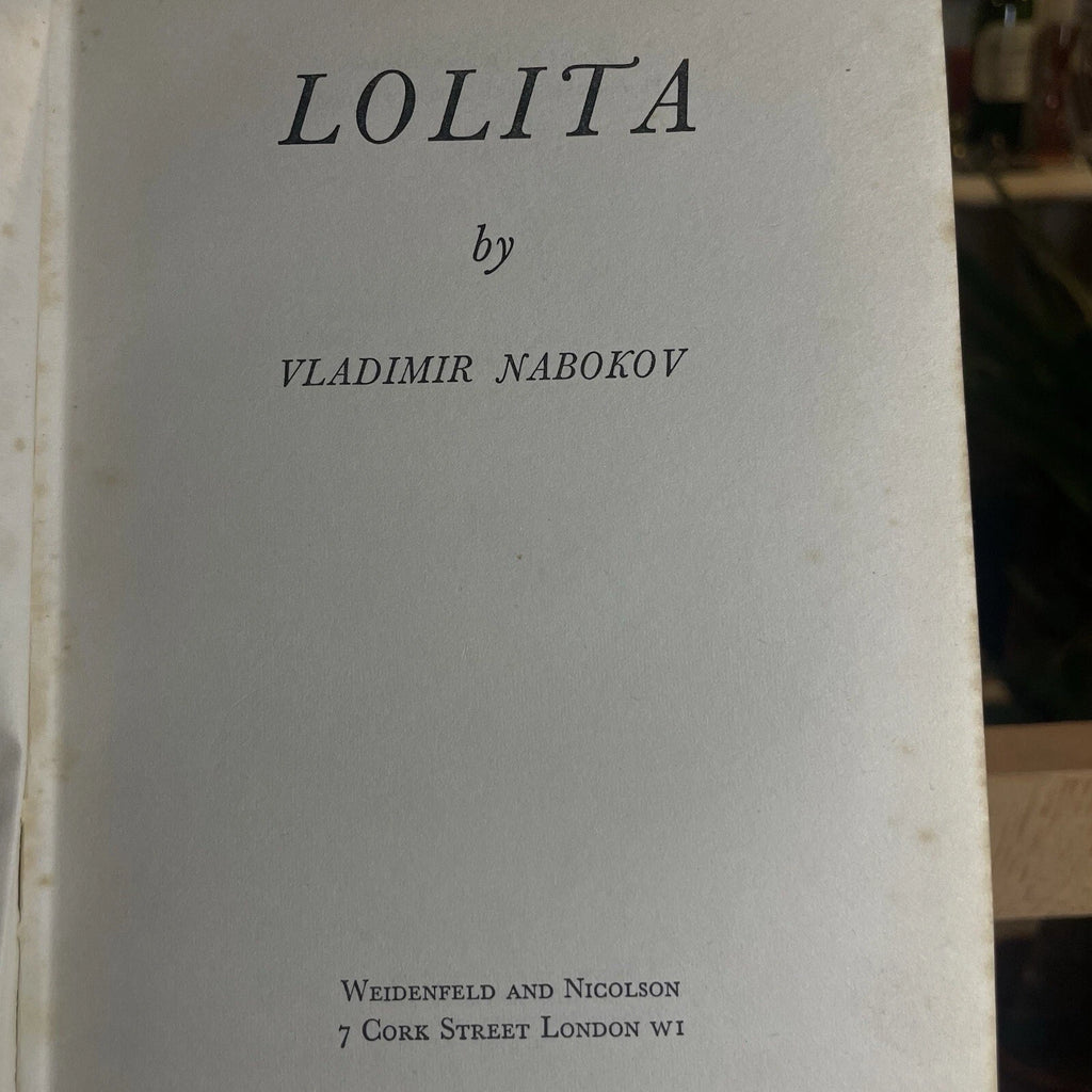 Lolita - Vladimir Nabokov - 1st UK Edition / 2nd Impression