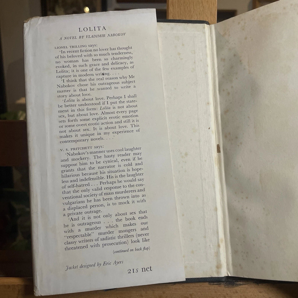 Lolita - Vladimir Nabokov - 1st UK Edition / 2nd Impression