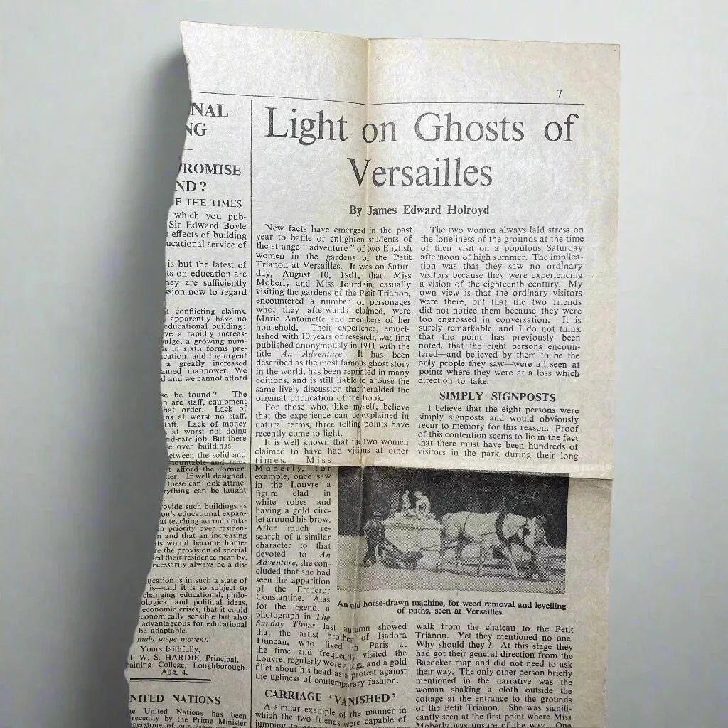 1911 - An Adventure. AN UNSOLVED VICTORIAN TEMPORAL MYSTERY